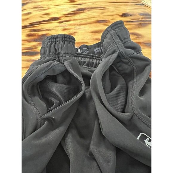 AND1 Men Joggers Sweat Pants Size Large Black Pocket Drawstring Preppy Athletic - Picture 12 of 15